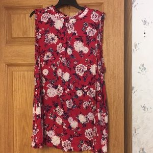 Like New Floral High Neck Torrid Top
